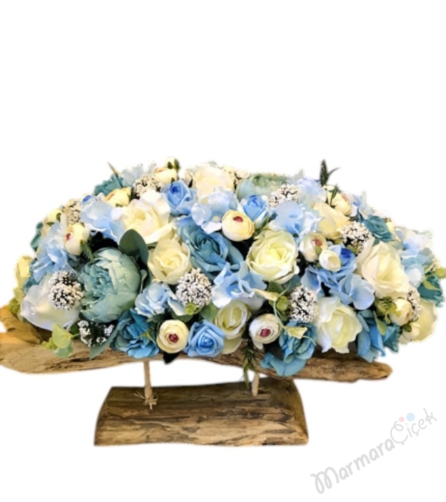 Mavi Yapay Masa Çiçeği