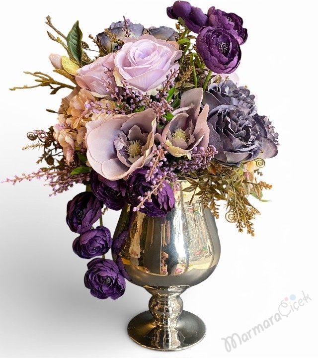 Mor & Lila Tonlarında Yapay Aranjman 