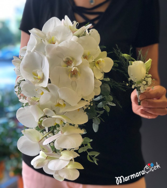 Orchid Bridal Bouquet