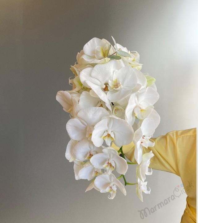 Orkideli Gelin Buketi