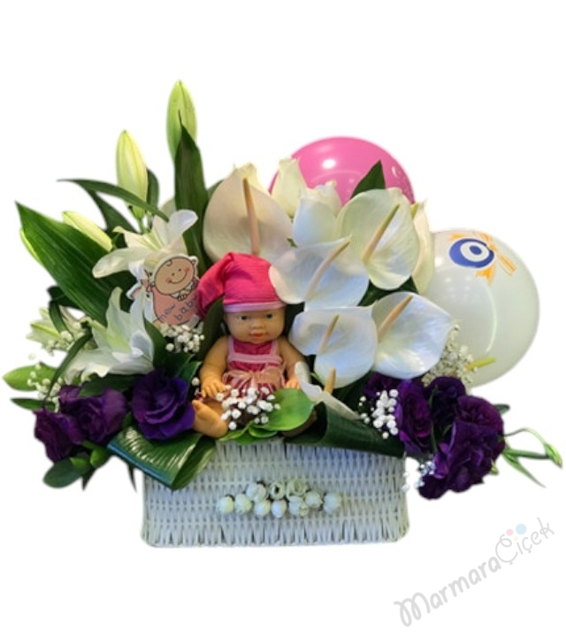 Sepette Bebekli Aranjman