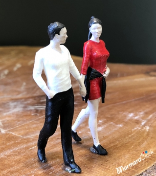 3D Baskı El Ele Sevgililer