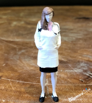 3D Baskı Kadın Doktor Figürü
