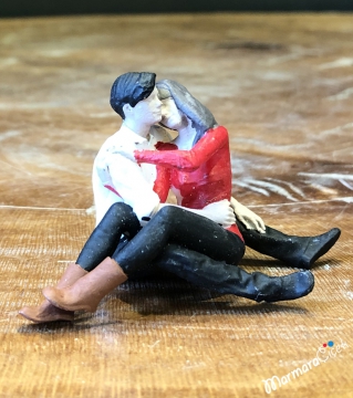 3D Baskı Oturan Sevgililer