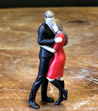 3D Baskı Sarılan Sevgililer