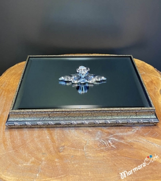 Ayna Kapaklı Nişan Çikolata Tepsisi