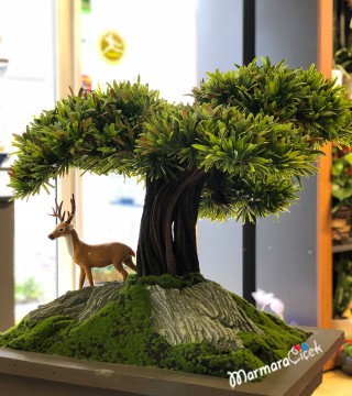 Yapay Bonsai Bitkisi