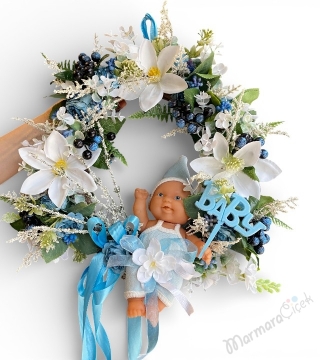 Erkek Bebek Kapı Süsü