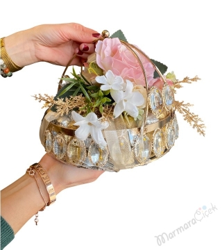 Gold Detaylı Çikolata Tepsisi