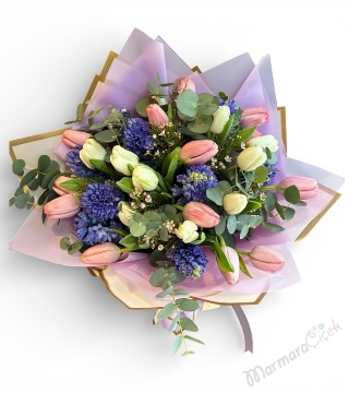 Lale ve Sümbüllü Buket