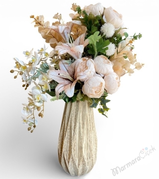 Lilyum & Şakayık Yapay Aranjmanı