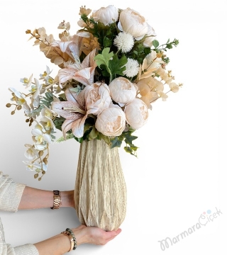 Lilyum & Şakayık Yapay Aranjmanı