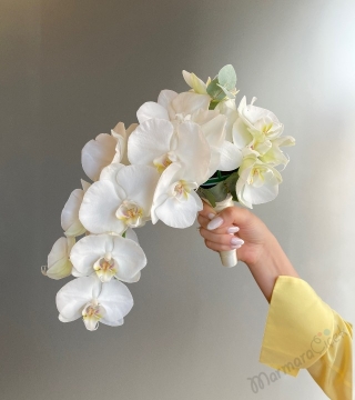 Orkideli Gelin Buketi