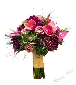 Orkideli Gelin Çiçeği 