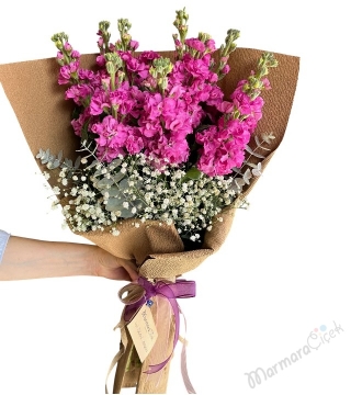 Pembe Şebboy Buketi