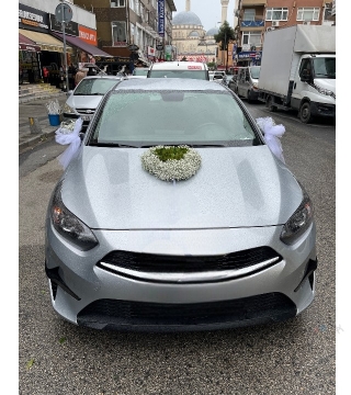 Sade Cipso Gelin Arabası Süsleme