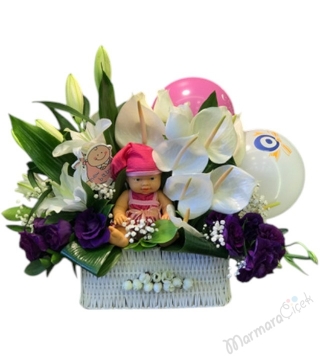 Sepette Bebekli Aranjman