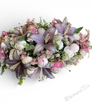 Yapay Oval Masa Çiçeği 