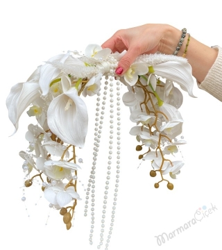 Zarif Yapay Gelin Buketi 