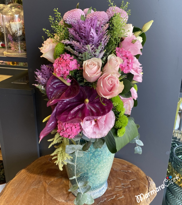 Engagement Flower with Vase