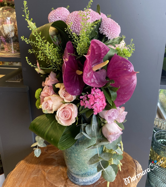 Engagement Flower with Vase