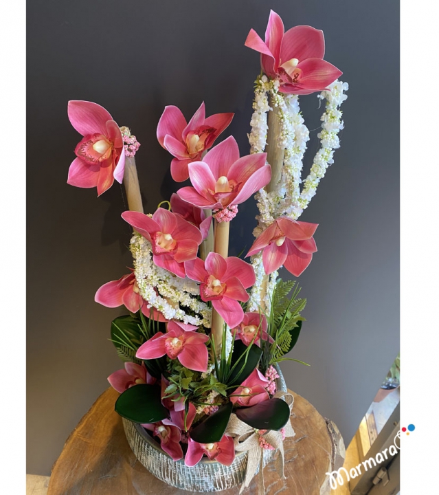 Yapay Orkide Çiçek Tasarım 