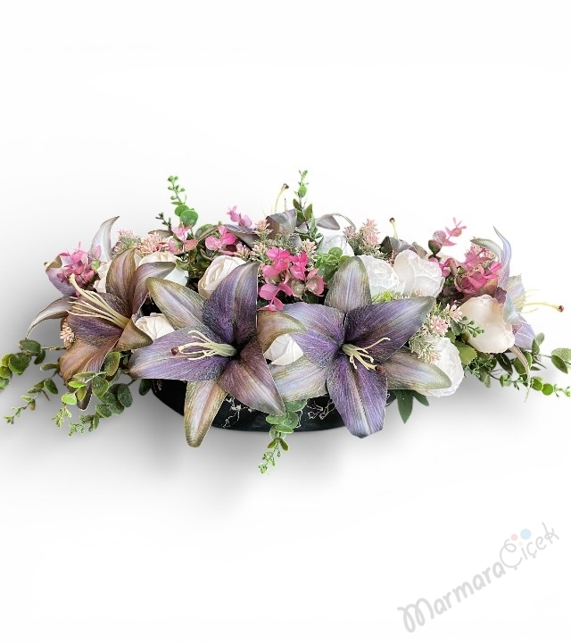 Yapay Oval Masa Çiçeği 