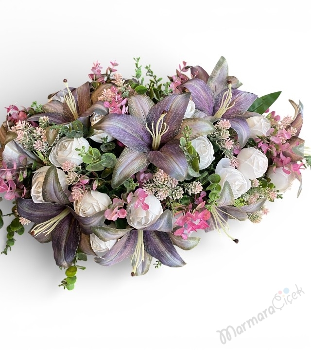 Yapay Oval Masa Çiçeği 