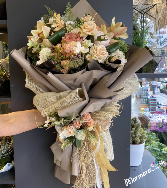 Artificial Soft Flower Bouquet